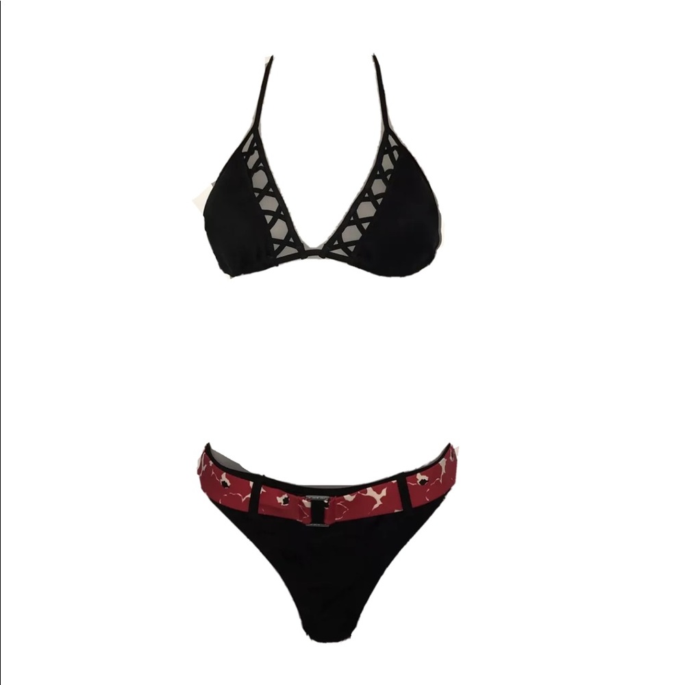 Victoria’s Secret triangle top bikini.